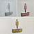 Placa de Identificação para Banheiros Masculino - Acrílico Branco - Imagem 1